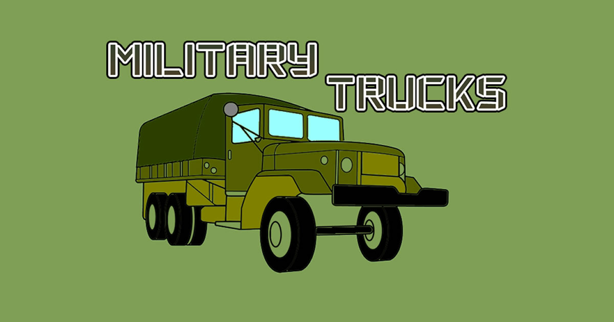 Image Military Trucks Coloring
