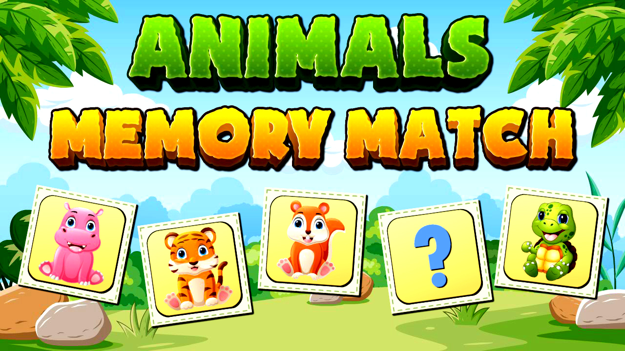 Image Animals Memory Match