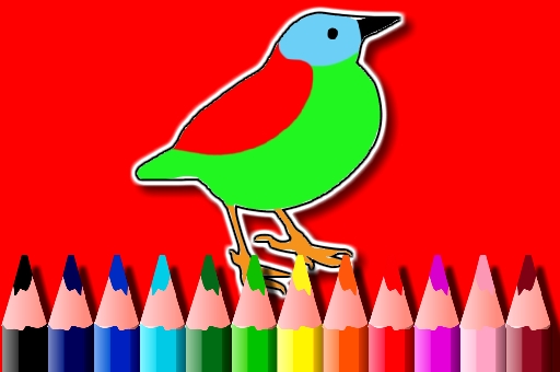 Image BTS Birds Coloring Book
