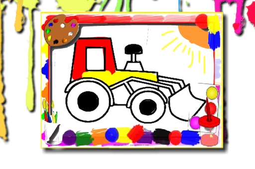 Image BTS Kids Car Coloring