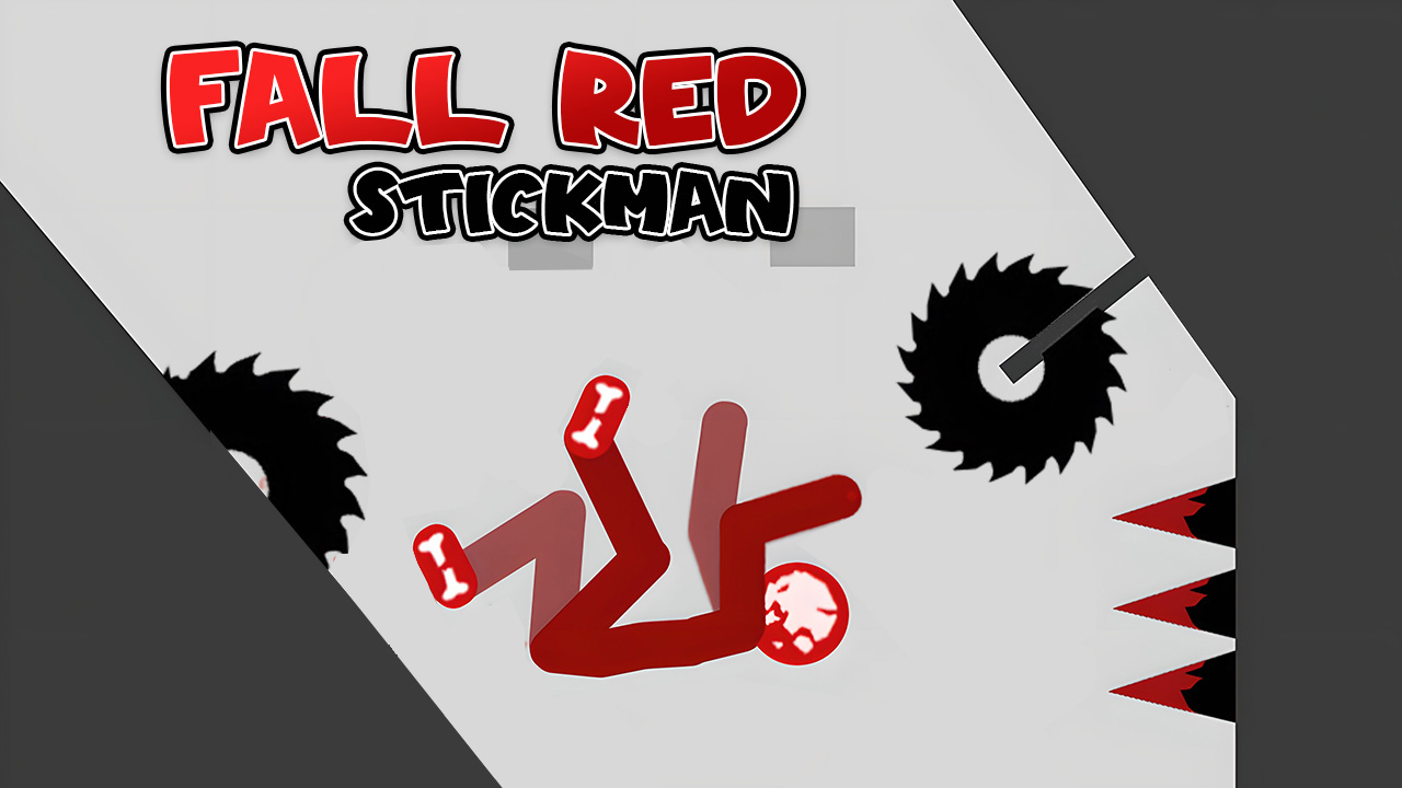Image Fall Red Stickman
