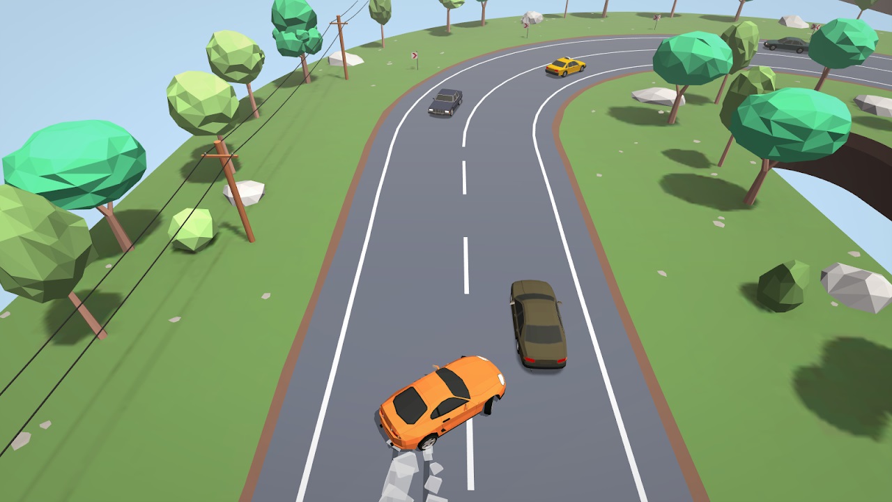 Image Polygon Drift: Endless Traffic Racing
