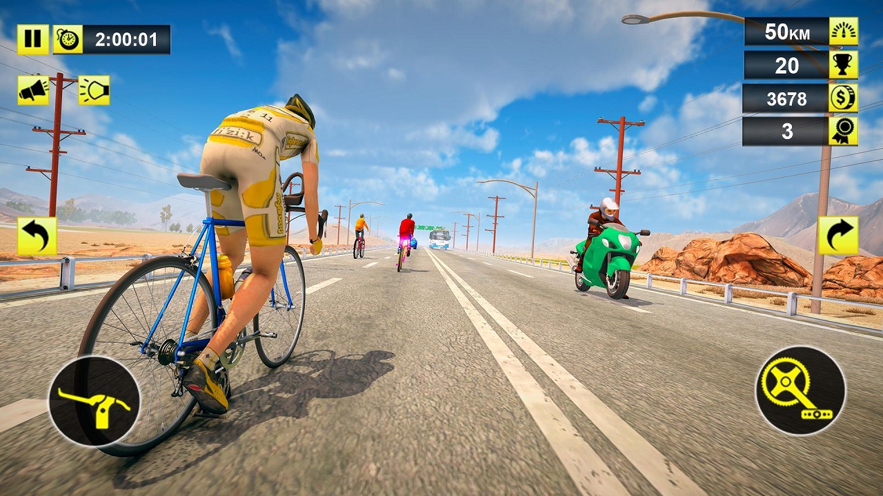 Image Real BiCycle Racing Game 3D