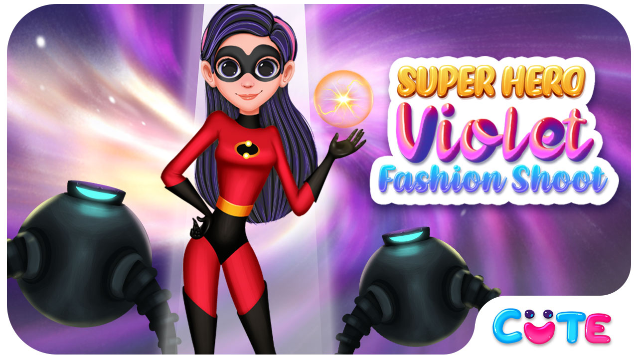 Image Superhero Violet Fashion Shoot