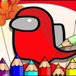 Amoung Us Coloring Book Game