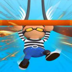 Roof Run Rails Man – railing challenge Game online